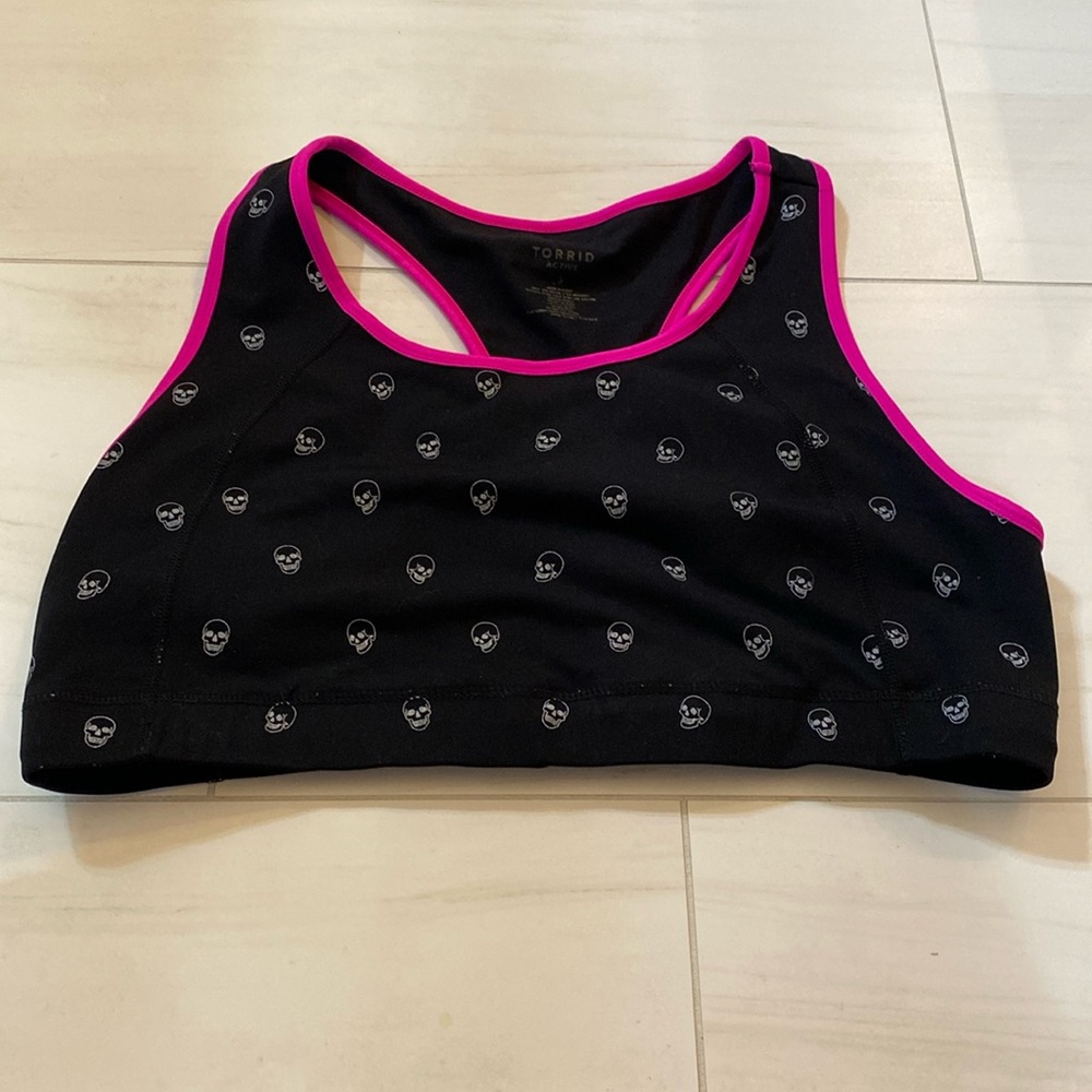 Torrid Skull Sport Bra